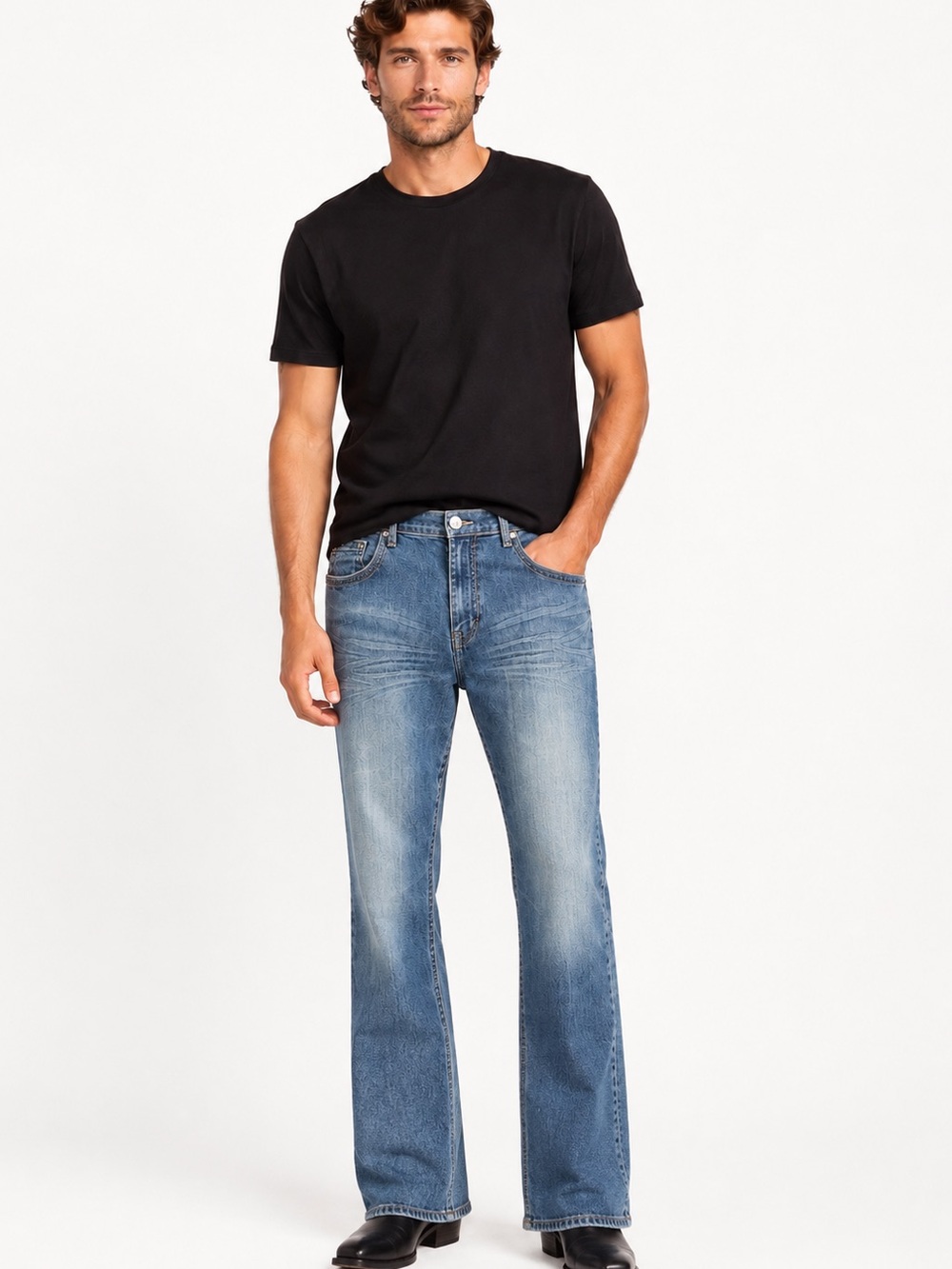 Flypaper Y2k Men's Light Blue Relaxed Straight Jeans